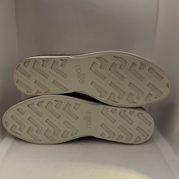 Rollie Chelsea Taupe Suede with Rose Gold Gusset Comfy Boot Size 40 - NWT - Picture 12 of 13